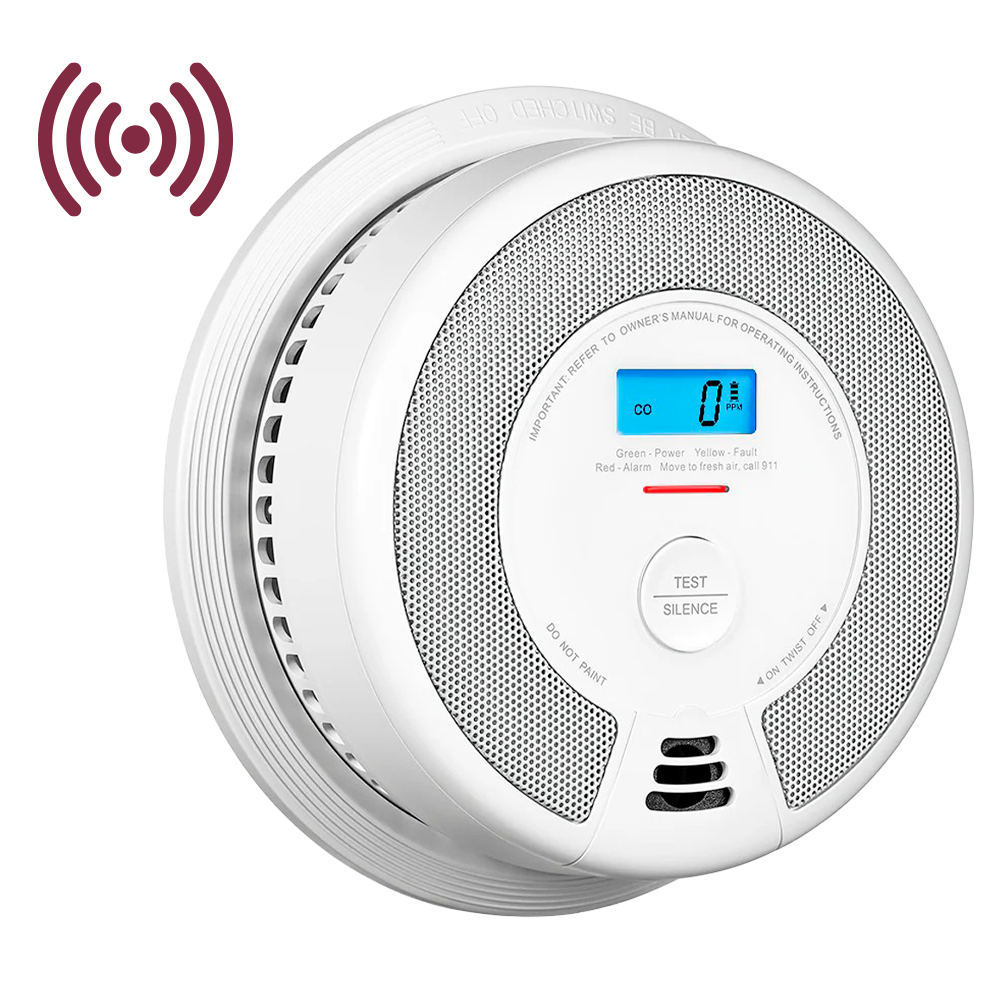 Koolmonoxide meter gaat af