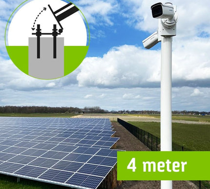 cameramast_met_kantelanker_4_meter_90mm