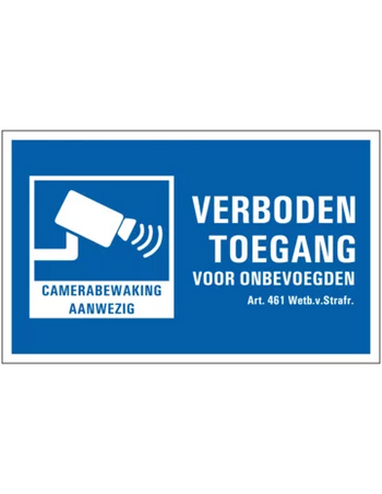 waarschuwingsbord-camerabewaking-verboden-toegang