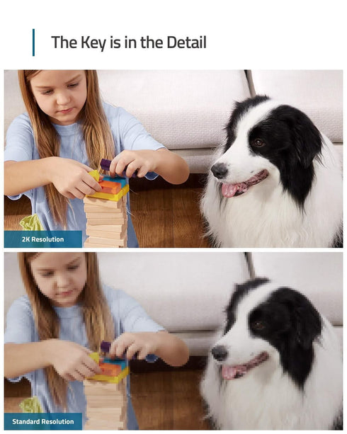 Eufy Indoor Cam, Pan & Tilt Rotatable 2K