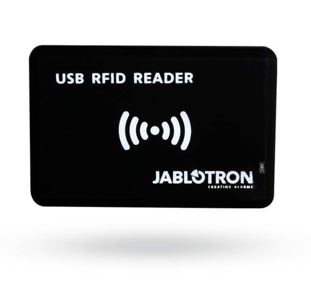 Jablotron JA-190T RFID card and tag reader for PC (connected via USB)