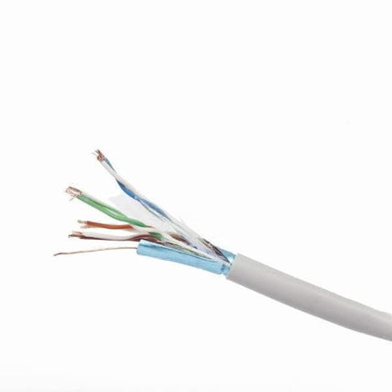 Nedis Netzwerkkabel CAT6 F/UTP, 50 mtr auf Spule, 100% Kupfer, Massive Adern