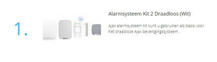 Ajax Systems Ajax Systems Alarmsysteem Kit 2 Draadloos (Wit)