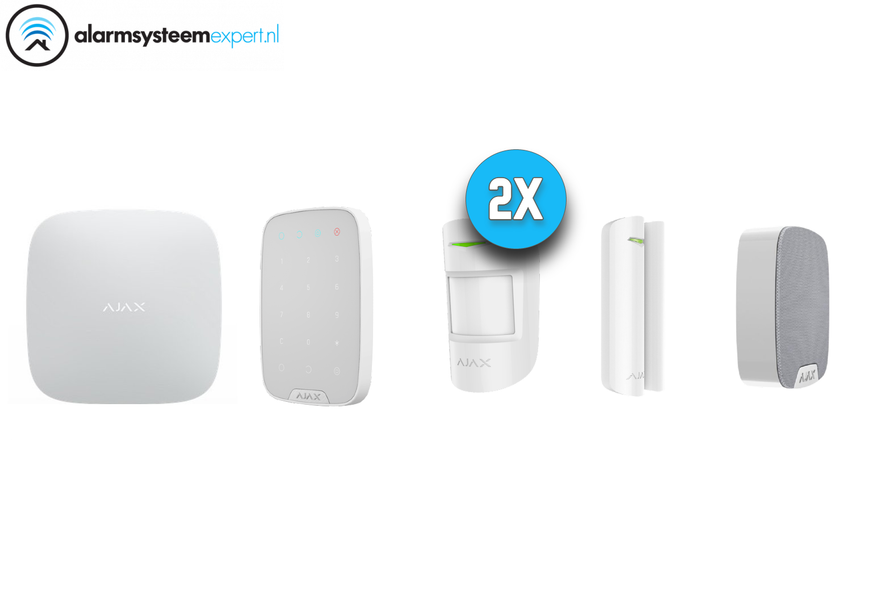 Ajax Systems Ajax Systems Alarmsysteem Kit 2 Draadloos (Wit)