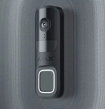 Ajax Systems DoorBell Light Gray, 4 MP Camera with built-in AI and PIR Sensor DEMO MODEL