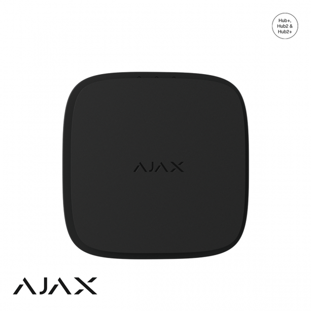 Ajax Systems FireProtect 2 RB (Wärme/CO) austauschbare Batterien Schwarz