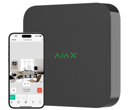 Ajax Systems Ajax Systems Kit 4x Tourelle, NVR et câblage noir