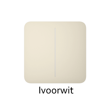 Ajax Systems Light Switch Solo Button (2-course)