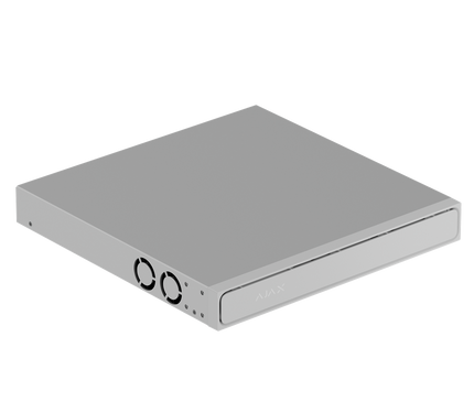 Ajax Systems Ajax Systems NVR H2DAC Rekorder 8 Kanäle, 4K HDMI ohne PoE, Weiß