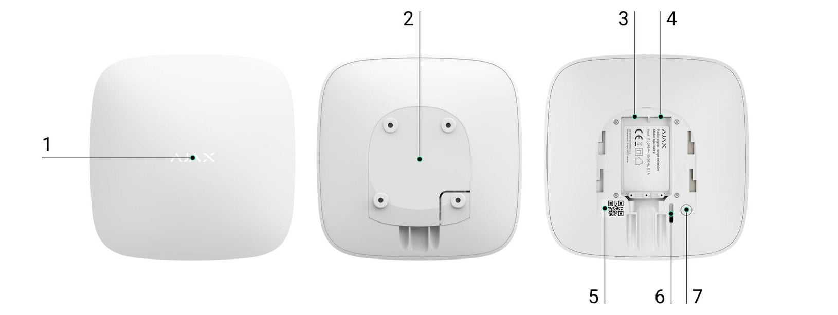 Ajax Systems Ajax Systems Rex 2 - Repeater / Range Extender