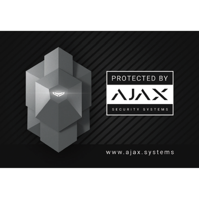 Ajax Systems Ajax Systems Sticker 150 x 100mm English (Shield)