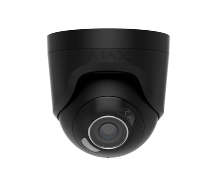 Ajax Systems Ajax Systems TurretCam HL Black 5Mp Hybrid Lighting IP Camera