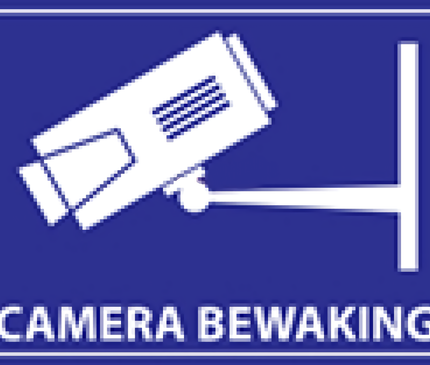 alarm system expert alarm system expert Camera Surveillance Sticker