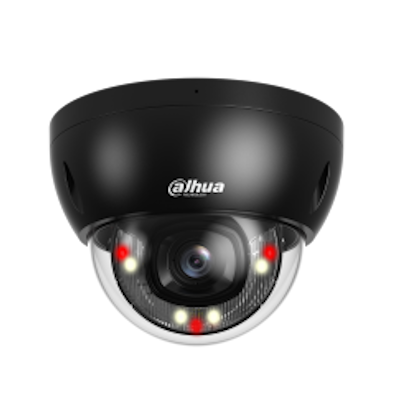 alarm systemexpert alarm systemexpert IPC-HDBW2449E-S-IL Black, 4MP 2.8mm Dome, Smart Dual Light, WizSense