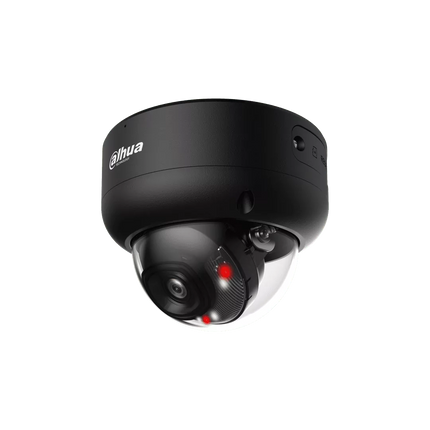 alarmsysteemexpert Dahua HDBW3449E-AS-IL, 4MP 2.8mm Dome AI WizSense Smart Dual Light Zwart