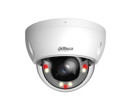 Dahua IPC-HDBW2449E-S-IL, expert en systèmes d'alarme, caméra dôme 4 MP 2,8 mm, Smart Dual Light, WizSense