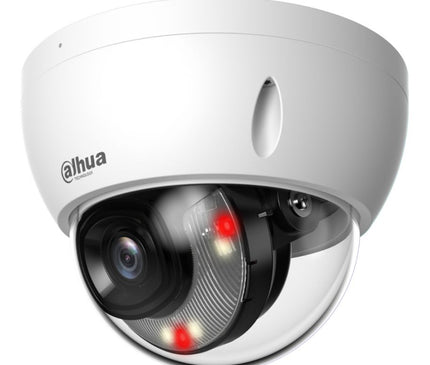 Dahua IPC-HDBW2449E-S-IL, expert en systèmes d'alarme, caméra dôme 4 MP 2,8 mm, Smart Dual Light, WizSense