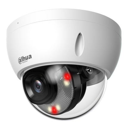 Dahua IPC-HDBW2449E-S-IL, expert en systèmes d'alarme, caméra dôme 4 MP 2,8 mm, Smart Dual Light, WizSense