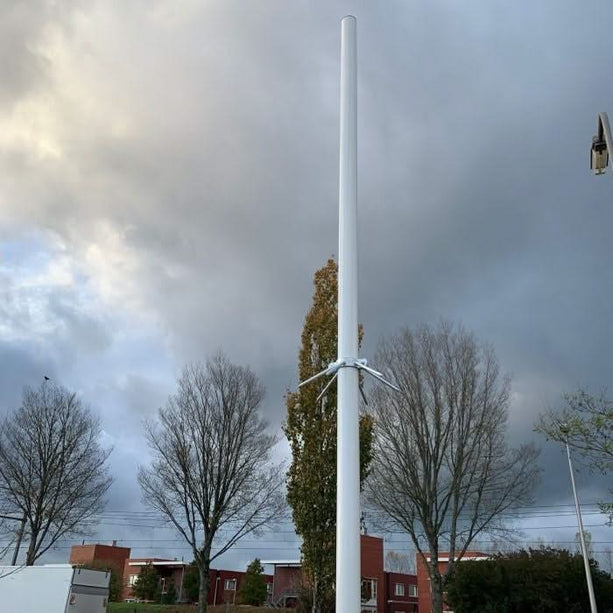 AlarmsystemExpert.co.uk Mât de caméra mobile aluminium 3 mètres Ø 90mm avec cadre de tuile