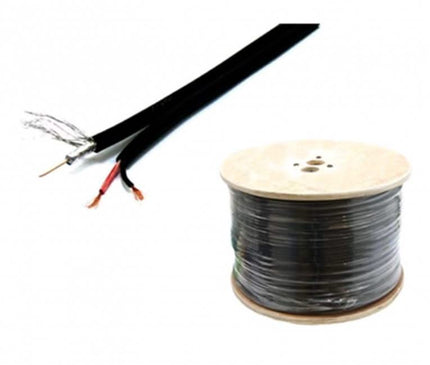 Alarm SystemExpert.nl Alarm SystemExpert.nl Coax RG59 combination cable with DC power cable, 100 meters