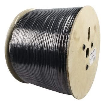 Alarm SystemExpert.co.uk Câble combiné coaxial RG59 avec câble d'alimentation DC, 100 mètres