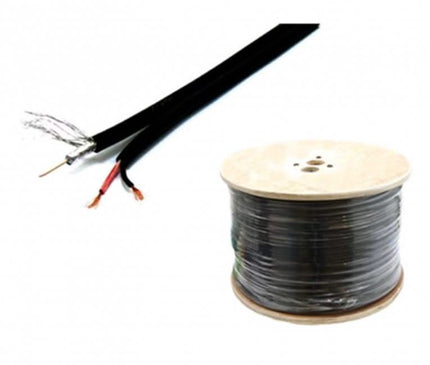 Alarm SystemExpert.nl Alarm SystemExpert.nl Coax RG59 combination cable with DC power cable, 100 meters
