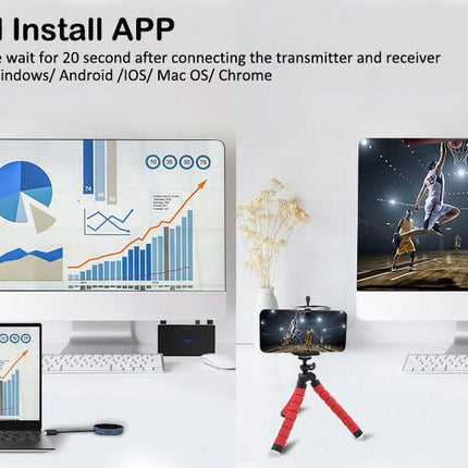 Alarm SystemExpert.co.uk Drahtloser Hdmi Sender und Empfänger 4K/30Hz.