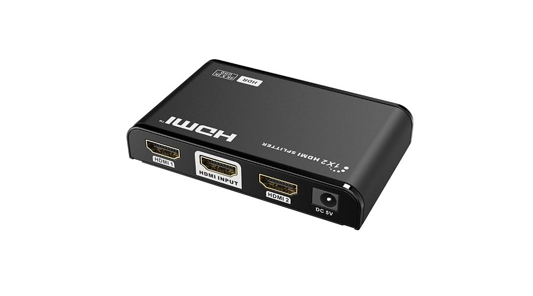 Alarm SystemExpert.de Alarm SystemExpert.de HDMI 2-Port Splitter, 4K 60Hz UHD
