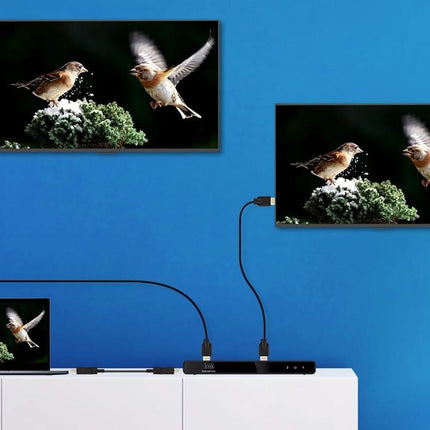 Alarm SystemExpert.de Alarm SystemExpert.de HDMI 2-Port Splitter, 4K 60Hz UHD