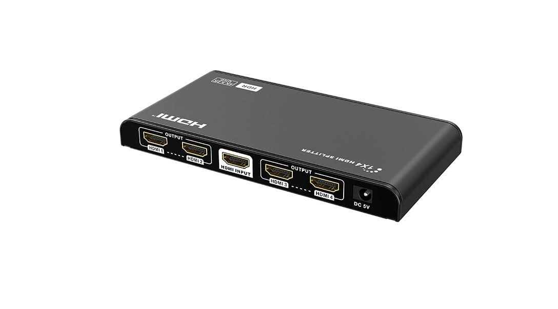 Alarm SystemExpert.fr Alarm SystemExpert.fr Répartiteur HDMI 4 ports, 4K 60Hz UHD