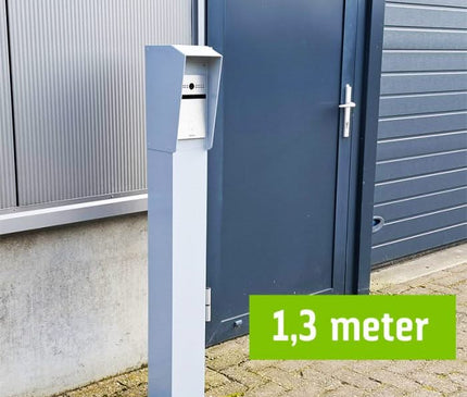 Alarm SystemExpert.nl Alarm SystemExpert.nl Intercom column 130cm, 15x15cm Double layer powder coated