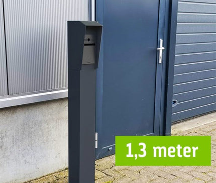 Alarm SystemExpert.nl Alarm SystemExpert.nl Intercom column 130cm, 15x15cm Double layer powder coated