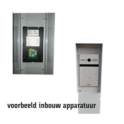 AlarmsysteemExpert.nl AlarmsysteemExpert.nl Intercomzuil 230cm, 15x15cm Dubbellaags gepoedercoat