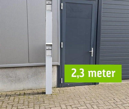 Alarm SystemExpert.nl Alarm SystemExpert.nl Intercom column 230cm, 15x15cm Double layer powder coated