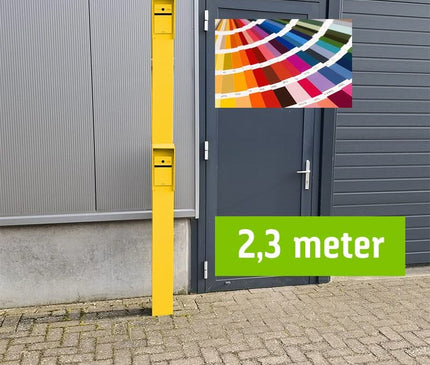 Alarm SystemExpert.nl Alarm SystemExpert.nl Intercom column 230cm, 15x15cm Double layer powder coated