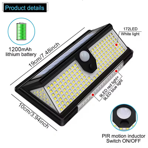 AlarmsysteemExpert.nl AlarmsysteemExpert.nl LED schriklamp voor buiten met sensor (draadloos)