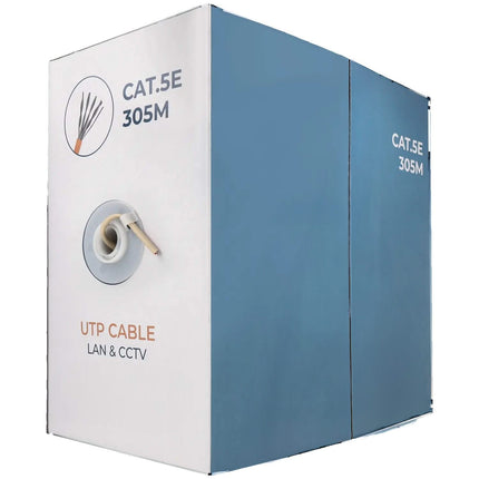 AlarmsysteemExpert.nl AlarmsysteemExpert.nl Netwerkkabel CAT5e UTP, 305 mtr, Solid aders CCA, Indoor kabel