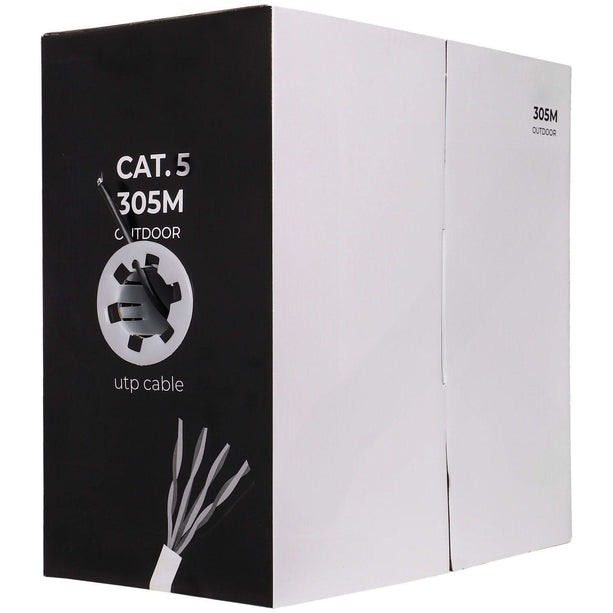 Alarm SystemExpert.nl Alarm SystemExpert.nl Netzwerkkabel CAT5e UTP, 305 mtr, Massive Adern CCA, Outdoor Kabel