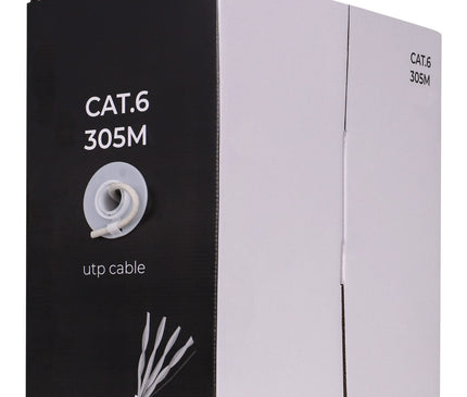 Alarm SystemExpert.nl Alarm SystemExpert.nl Network cable CAT6 UTP, 305 mtr, Solid cores CCA, indoor cable