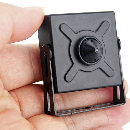 Alarm SystemExpert.co.uk Pinhole IP camera 4Mp, 75 degree viewing angle 3.7mm lens, PoE, Microphone