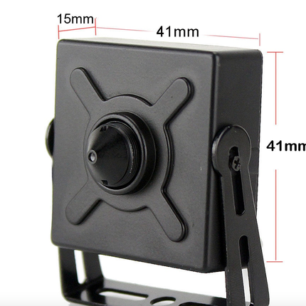 Alarm SystemExpert.co.uk Pinhole IP camera 4Mp, 75 degree viewing angle 3.7mm lens, PoE, Microphone