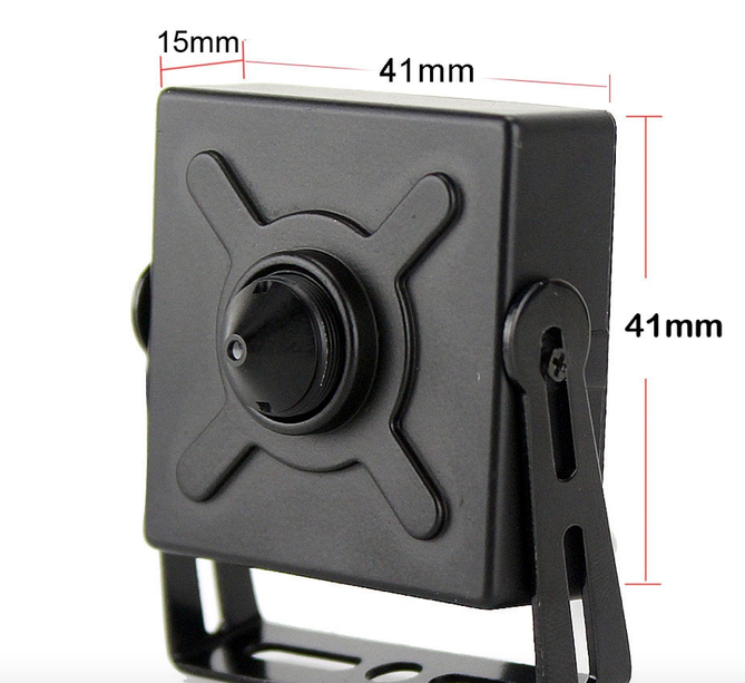 AlarmsystemExpert.de Pinhole IP-Kamera 4Mp, 75-Grad-Blickwinkel 3,7mm Objektiv, PoE, Mikrofon