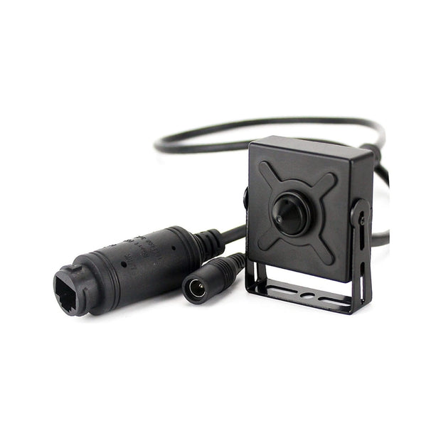 AlarmsystemExpert.de Pinhole IP-Kamera 4Mp, 75-Grad-Blickwinkel 3,7mm Objektiv, PoE, Mikrofon