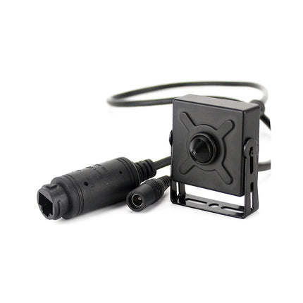 Alarm SystemExpert.co.uk Pinhole IP camera 4Mp, 75 degree viewing angle 3.7mm lens, PoE, Microphone