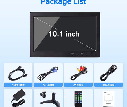 Alarm SystemExpert.de TFT 10" Full HD Monitor inkl. Standfuß