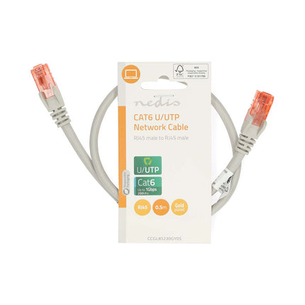 Alarme SystemExpert.co.uk Câble réseau UTP CAT6 0,5 m