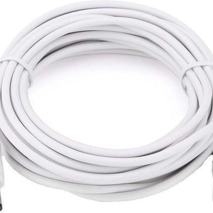 AlarmsystemExpert.nl Extension cable power supply 12volt 5mtr White