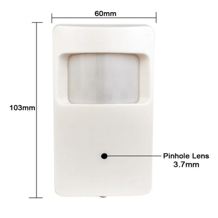 AlarmsysteemExpert.nl Bewegingsmelder IP camera (PIR), Full HD, Onvif, PoE