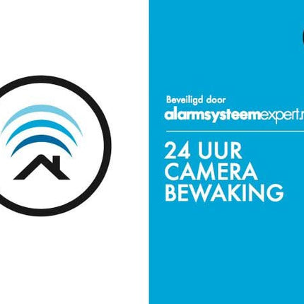 AlarmsysteemExpert.nl Camerabewaking beveiliging sticker
