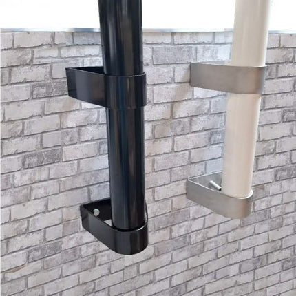 AlarmsysteemExpert.nl Cameramast 3 meter Ø 90mm met RVS muurbeugels